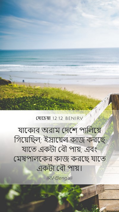 হোচেয়া 12:12 BENIRV Bible Verse Image