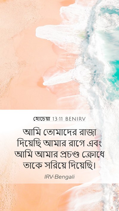 হোচেয়া 13:11 BENIRV Bible Verse Image