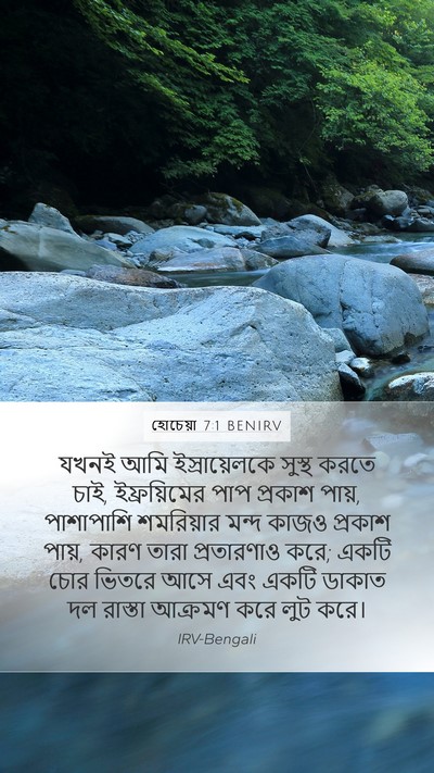 হোচেয়া 7:1 BENIRV Bible Verse Image