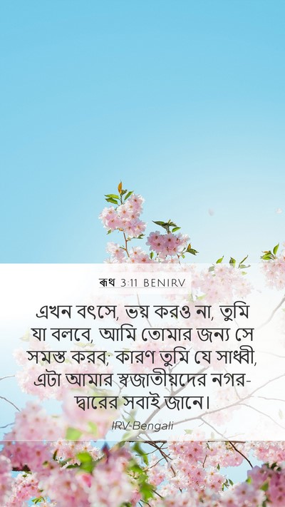 ৰূথ 3:11 BENIRV Bible Verse Image