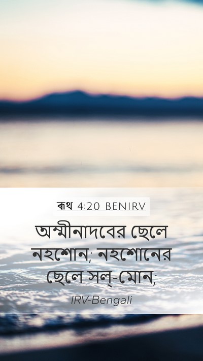 ৰূথ 4:20 BENIRV Bible Verse Image