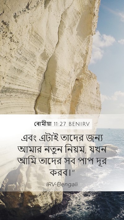 ৰোমীয়া 11:27 BENIRV Bible Verse Image
