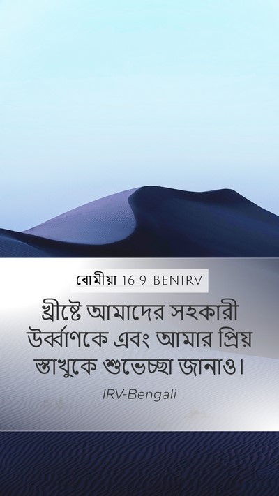 ৰোমীয়া 16:9 BENIRV Bible Verse Image