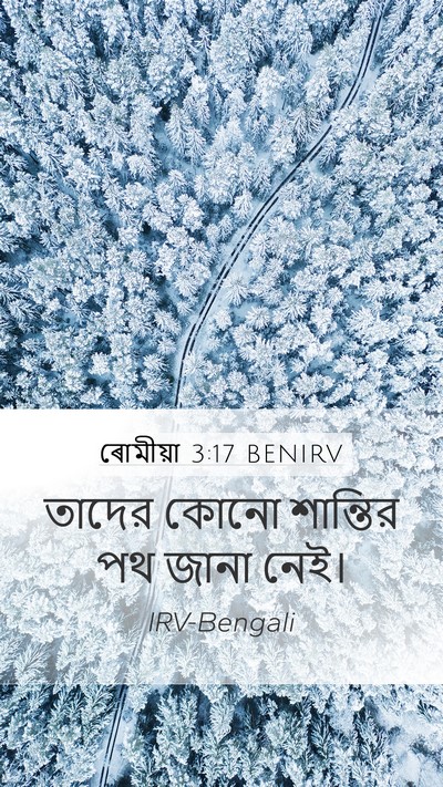 ৰোমীয়া 3:17 BENIRV Bible Verse Image