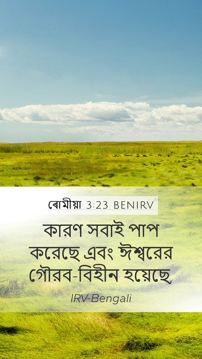 ৰোমীয়া 3:23 BENIRV Bible Verse Image