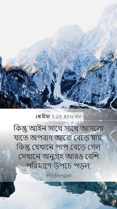 ৰোমীয়া 5:20 BENIRV Bible Verse Image