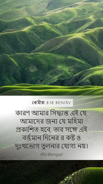 ৰোমীয়া 8:18 BENIRV Bible Verse Image